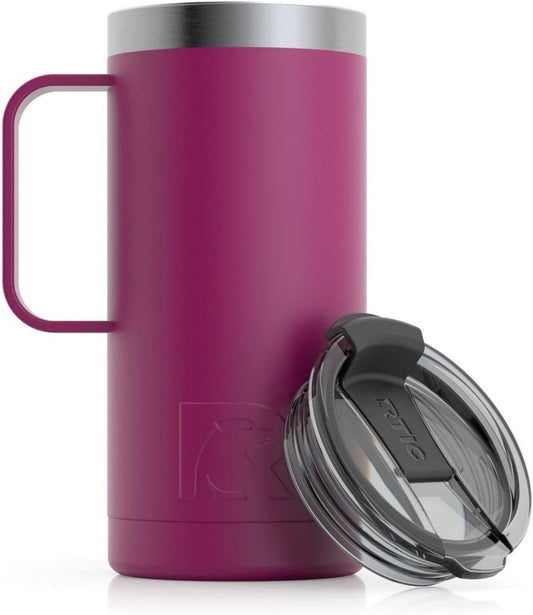 RTIC Coffee Travel Mug with Lid and Handle 16 oz